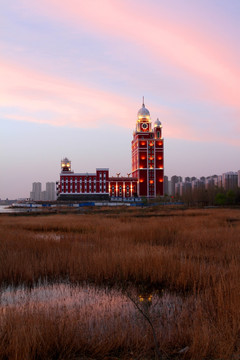 大庆 磐石大教堂 湖泊 油田