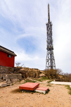 泰山顶信号塔