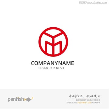金融保险行业logo字母YM