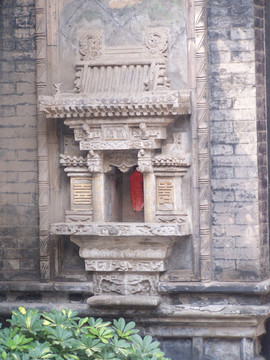 神龛 浮雕 古典院墙装饰