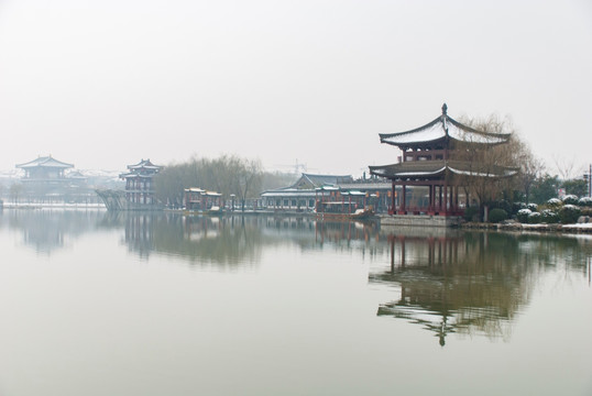 大唐芙蓉园雪景