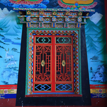 葛丹松赞林寺壁画