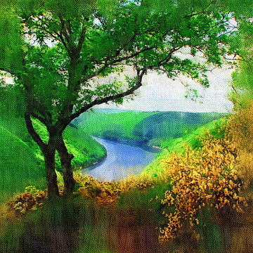 油画 风景