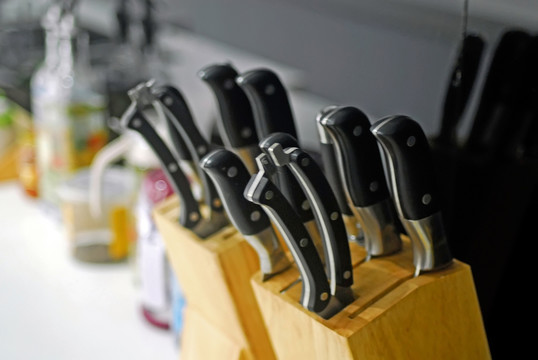刀具调味瓶厨房装饰陈列