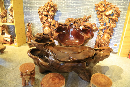 茶文化雕塑