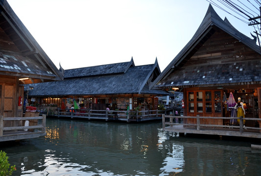 泰国 水上 建筑