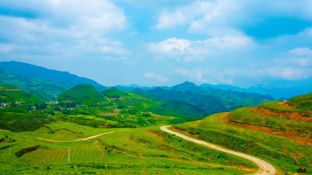 丘陵  公路
