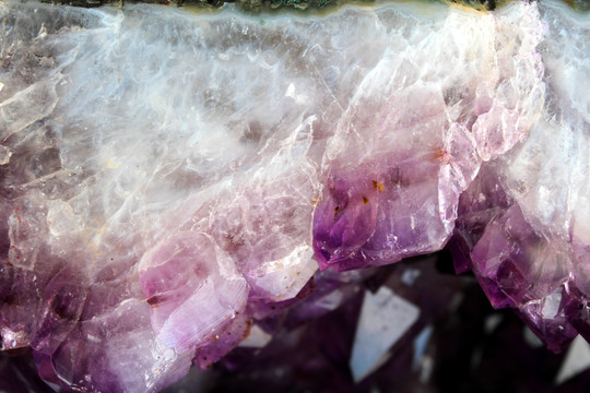 石头 紫色水晶 水晶石 天然