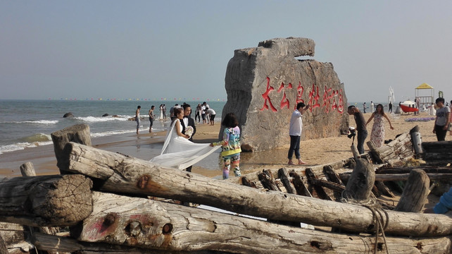 日照太公岛牡蛎公园滨海婚纱摄影