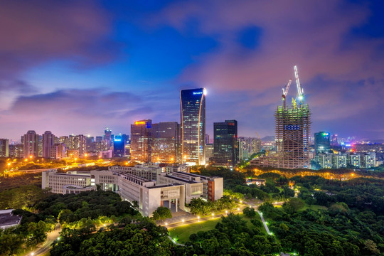 深圳科技园 夜景