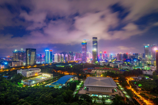 深圳科技园 夜景