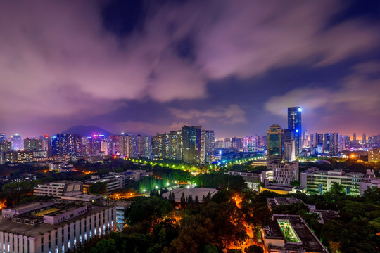 深圳南山区 夜景