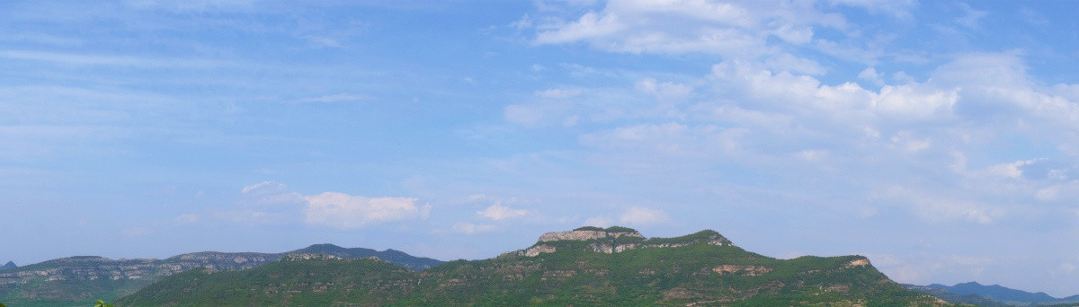 青山蓝天 宽幅