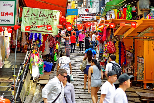 香港街景 香港砵典乍街