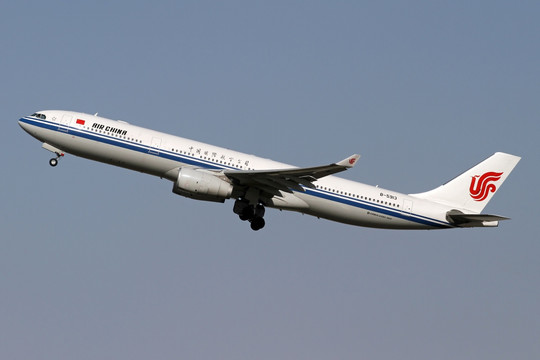 国航A330飞机起飞