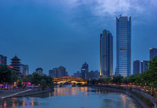 安顺廊桥夜景高清大幅