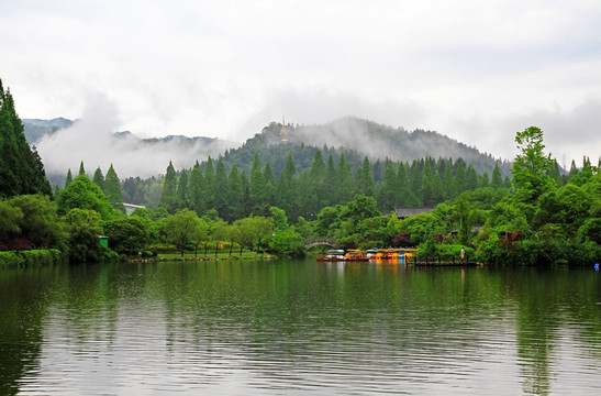 挹翠湖 井冈山景区