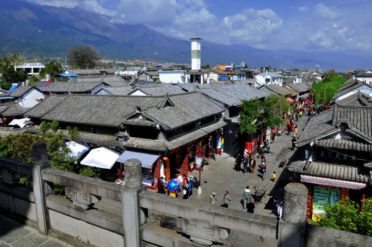 大理古城建筑风光