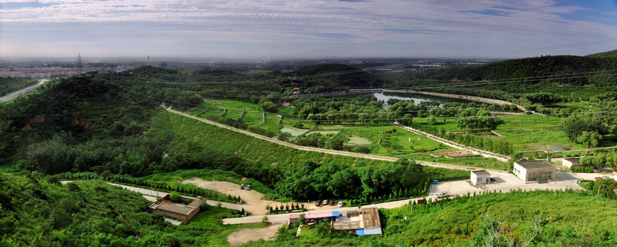 房山牛口峪全景图