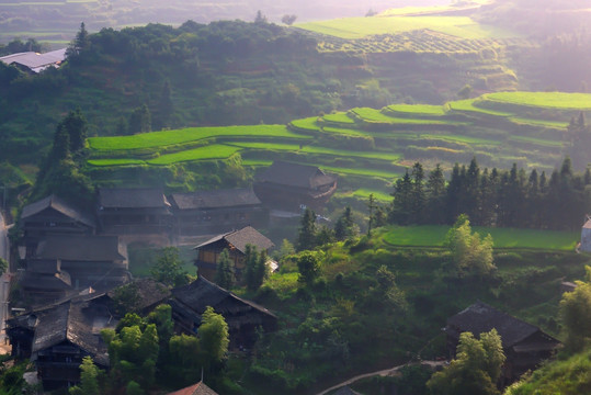 山寨的早晨