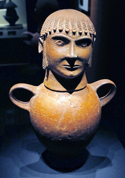 古代人形骨灰瓮