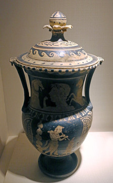 古代水罐式骨灰瓮