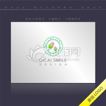 荷花LOGO 女性logo