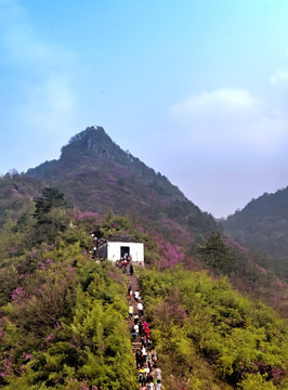 兰溪转轮岩景区步云亭全景