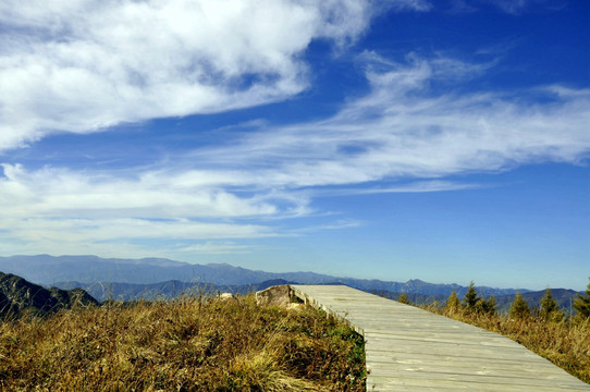 山西五台山驼梁风光摄影