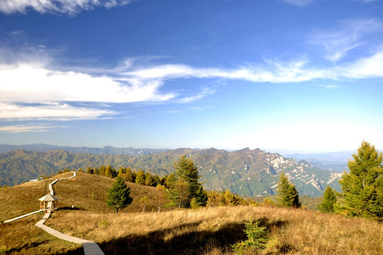 山西五台山驼梁风光摄影