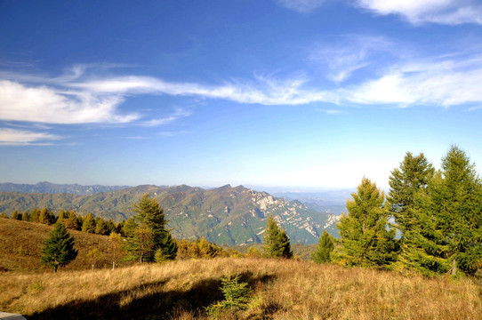 山西五台山驼梁风光摄影