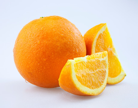 橙子 切开的橙子
