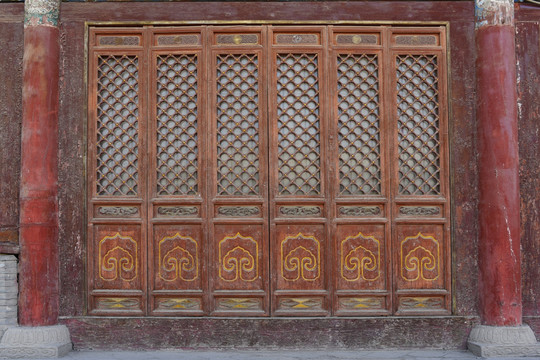 中式木门 仿古实木门窗
