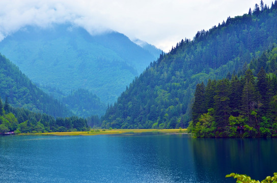 九寨沟风景 九寨沟湖面