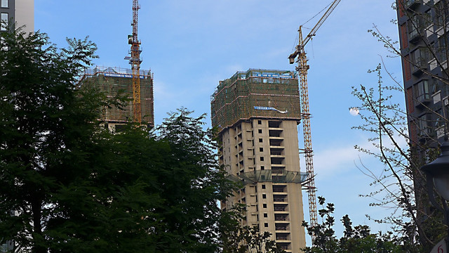 建设中的高楼