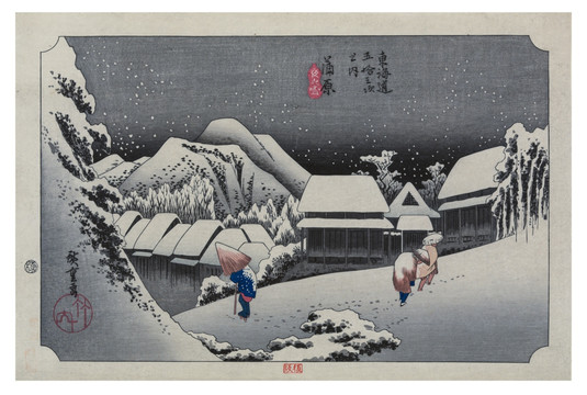 日本绘画 雪景（未分层）