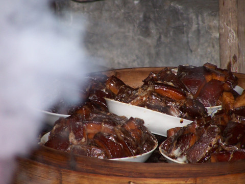 红烧肉 土猪肉 农家寿宴 喜宴