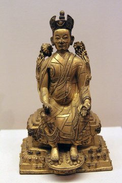 西藏喇嘛铜像