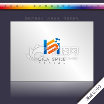 H字母logo S字母logo