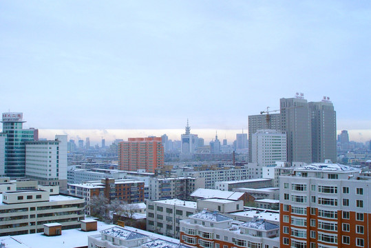 大雪初霁的沈阳