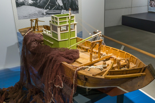 渔船模型 日本昭和时代渔船