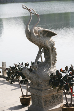 仙鹤 雕塑