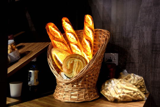 法棍面包造型灯饼店装饰