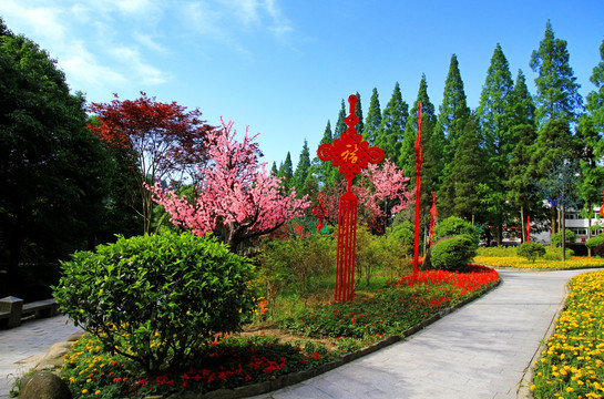 挹翠湖 红色景区