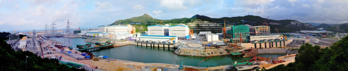 核电站外景 绿色能源 清洁能源