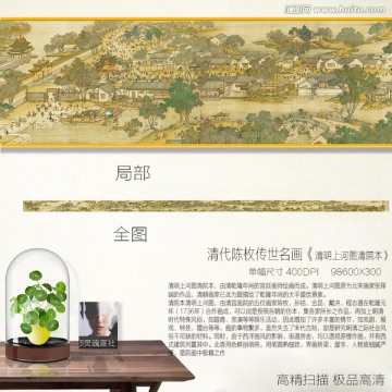 清明上河图清代陈枚作品 不分层