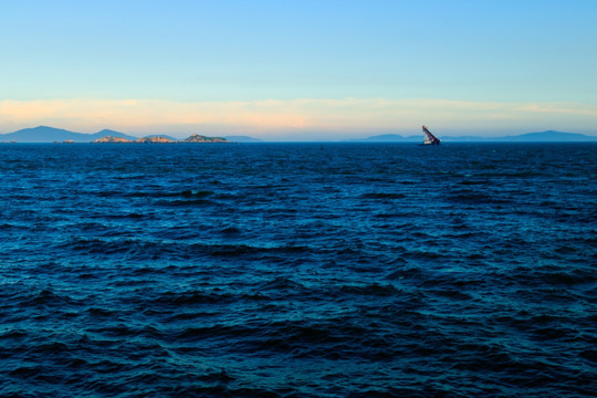 海上晚霞