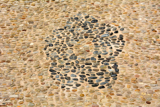 鹅卵石地面纹理