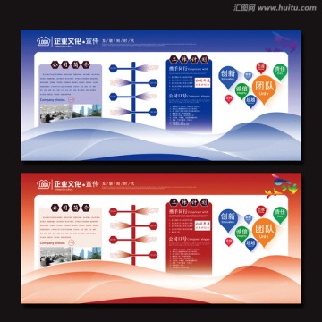 公司简介展板