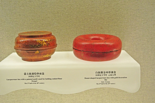 蒙古族彩绘碗